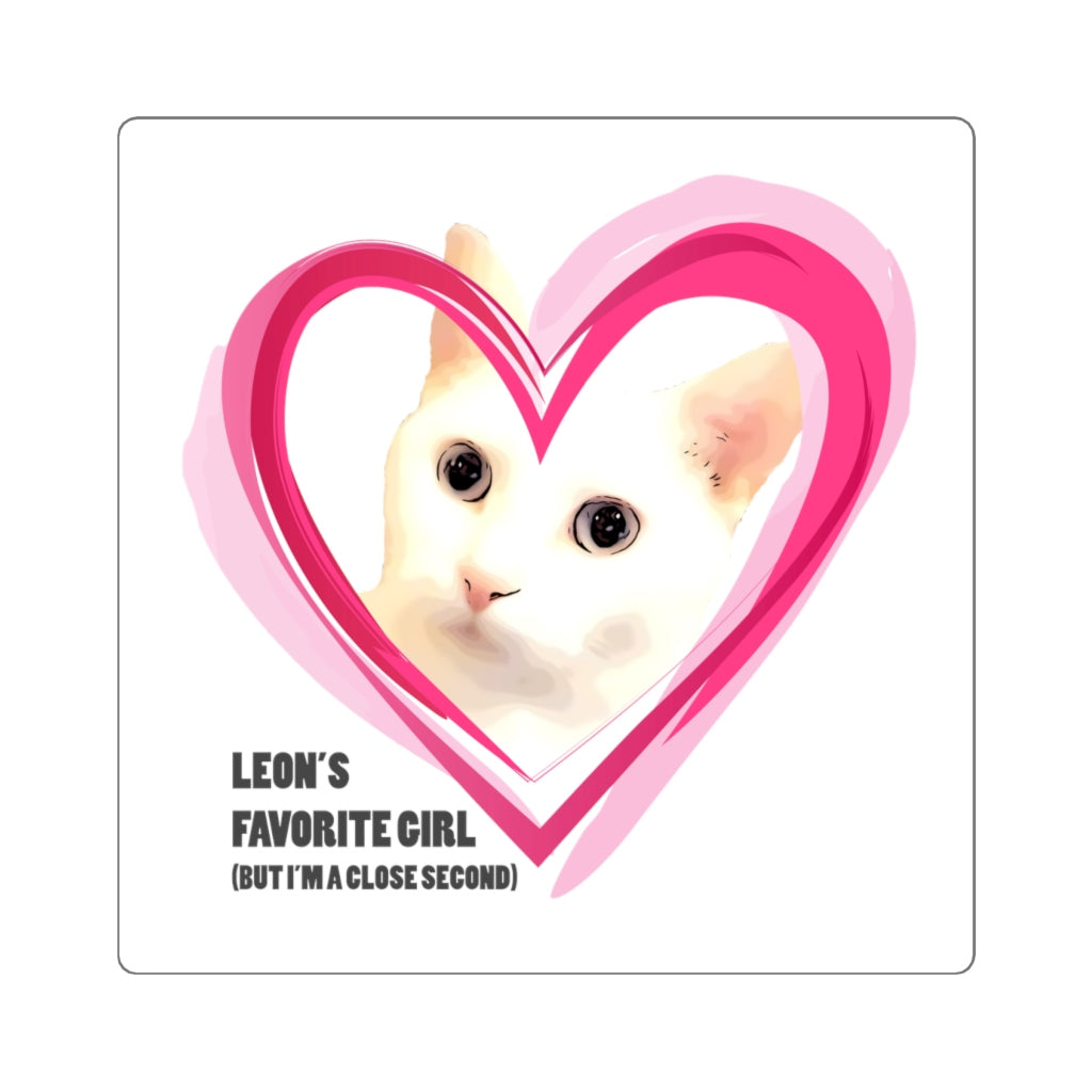 Valentine's Day Series - Leon's Favorite Girl Sticker