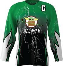 Load image into Gallery viewer, Official Megamen Hockey Jersey (Green Custom)