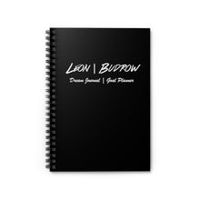 Load image into Gallery viewer, Leon Budrow - Spiral Notebook (Ruled Line)