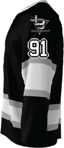 Official Leon Budrow Hockey Jersey (Black Custom)